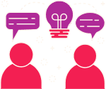 A creative, collaborative vibe
